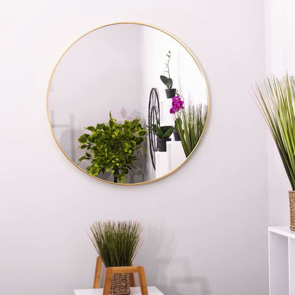 Veidrodis 60 cm, auksinis rėmas - Beauty Kit