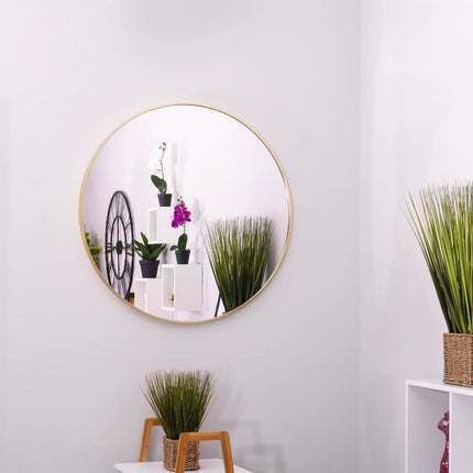 Veidrodis 80 cm, auksinis rėmas - Beauty Kit