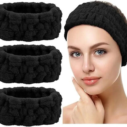 Veliūrinė galvos juosta, juoda - Beauty Kit