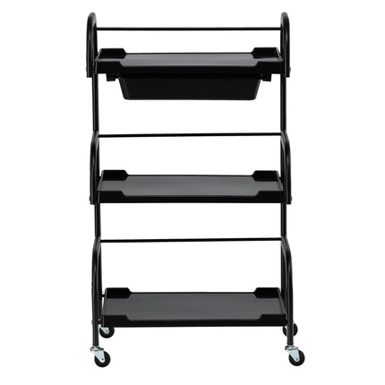 Vežimėlis grožio salonui ST019, juodas - Beauty Kit