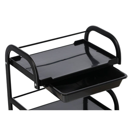 Vežimėlis grožio salonui ST019, juodas - Beauty Kit