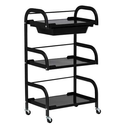 Vežimėlis grožio salonui ST019, juodas - Beauty Kit