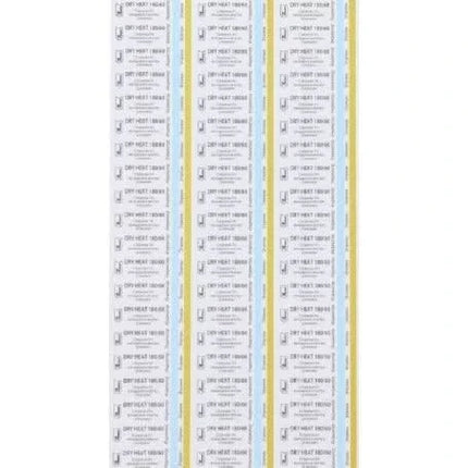 Vidiniai DRY HEAT 180/60 sterilizavimo vokų indikatoriai, 100 vnt. - Beauty Kit