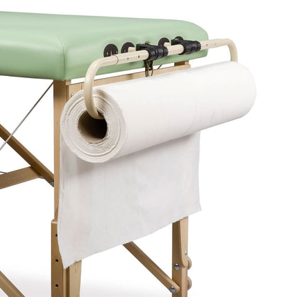 Vienkartinės paklodės ritinio laikiklis masažo stalui, kreminės spalvos - Beauty Kit