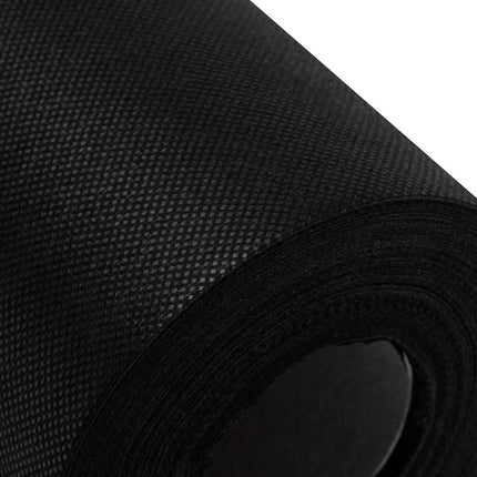 ACTIVESHOP juodas vienkartinis paklotas tatuiruočių studijai – 40g neaustinė medžiaga, 80cm plotis