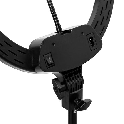 Žiedinė LED lempa Ring Light 13 col. su stovu 36 W, juoda - nuotrauka 7